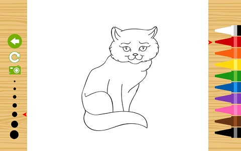 Funny Cats Coloring Book - Paint Colors Kitten Games For Kids screenshot 2