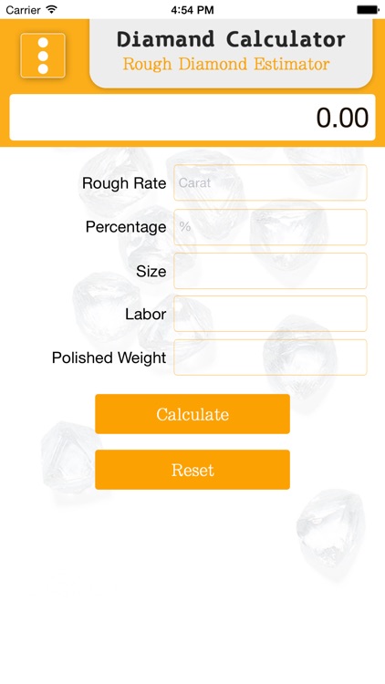 Rough Diamond Calculator Pro