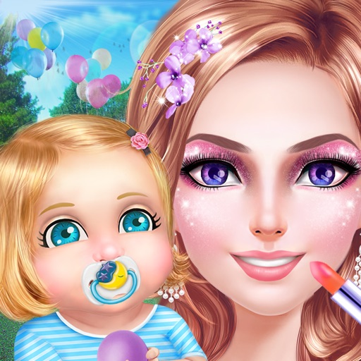 Stylish Mom's Life: Dress Up, Make Up & Baby Care Fun iOS App