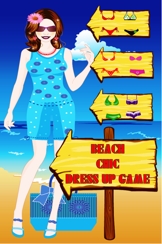 Beach Chic Dress Up Game screenshot 2