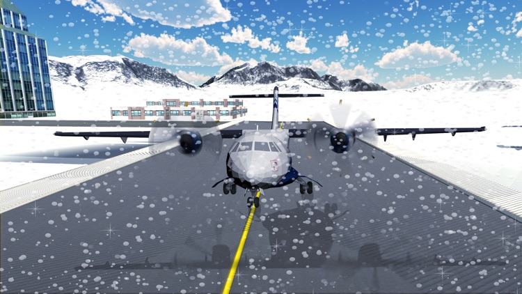 Snow Airplane Landing Simulation – Extreme Emergency Crash Landings screenshot-3