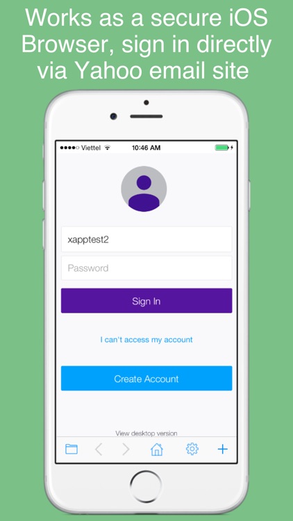 Safe web for Yahoo: secure and easy email mobile app with passcode.