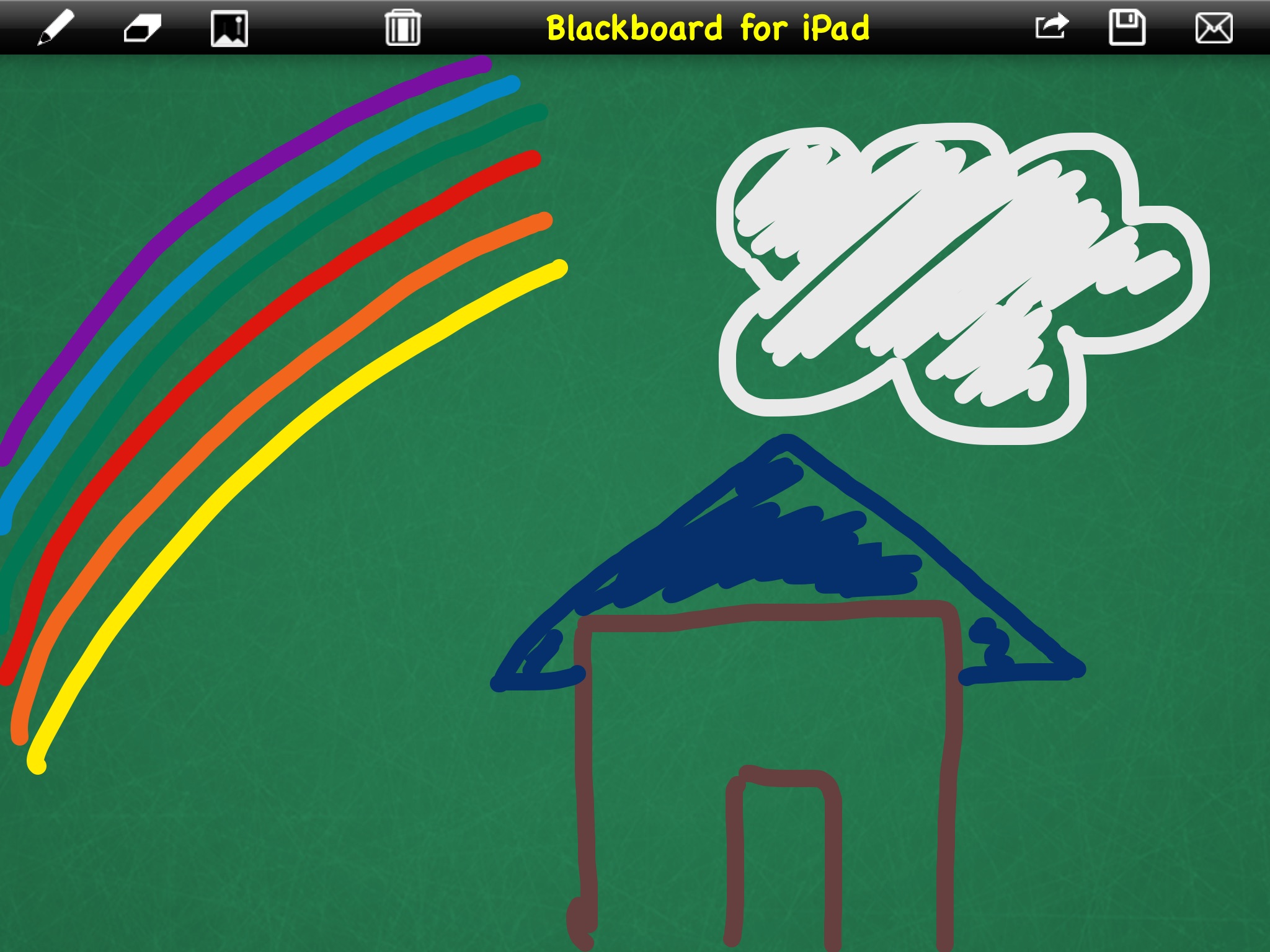 Blackboard to write or draw for iPad screenshot 2