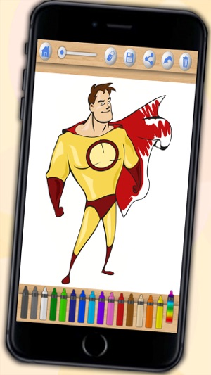 Superheroes coloring pages – pic painting for kids(圖5)-速報App