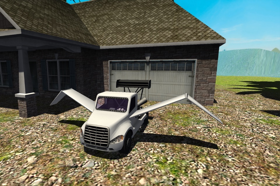 Flying Car Simulator : Jet Truck - Airplane Pilot screenshot 3