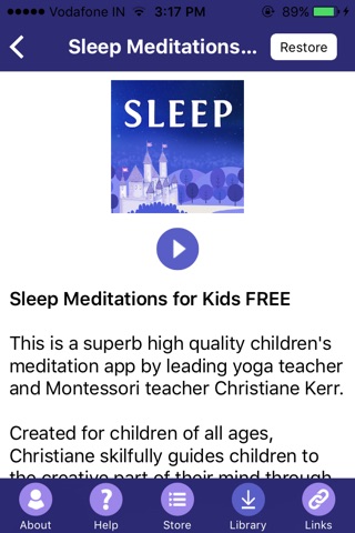 Sleep Meditations for Kids screenshot 3