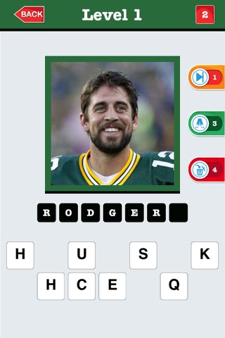 Who's the Player? Free American Football Sports Word Pic Quiz Trivia Games !! screenshot 2