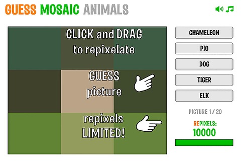 Guess Mosaic Animals screenshot 3