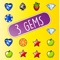 Match Three Gems - Big Fun - Free