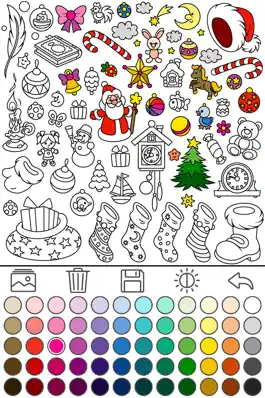 Game screenshot Coloring for kids (Christmas) hack