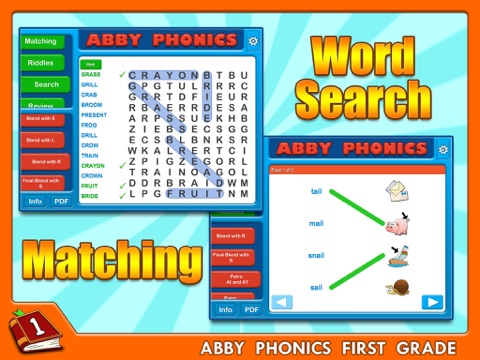 Abby Phonics - First Grade HD Free Lite screenshot 4