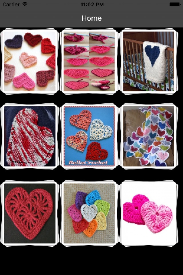 Crochet Heart Pattern Ideas screenshot 3