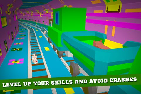 Pixel Subway Train Simulator 3D screenshot 4
