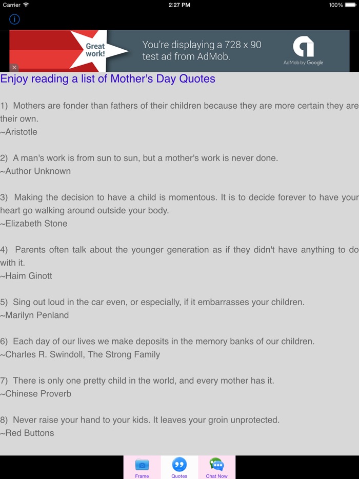 Mother’s Day Fun Camera Photo Frame HD