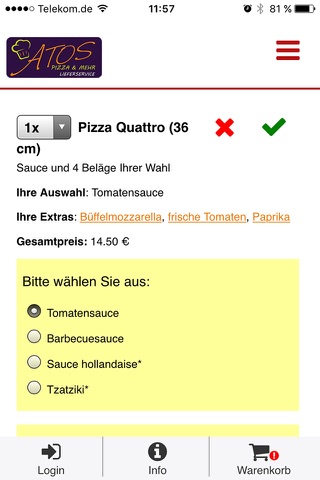 Atos Pizza & Mehr screenshot 3