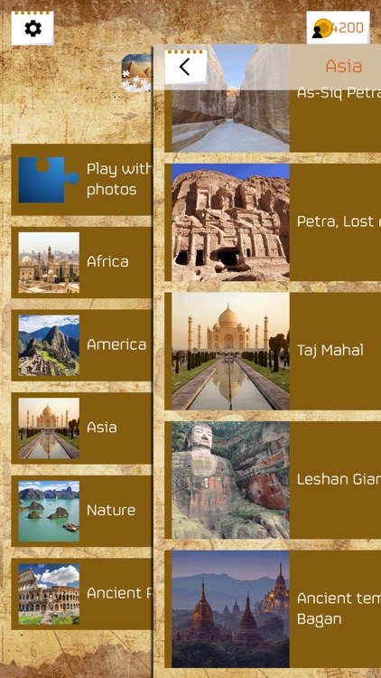 World Heritage Sites Puzzle Game