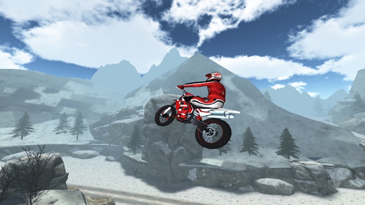 3D Motocross Snow Racing X - eXtreme Off-road Winter Bike Trials Racing Game FREE screenshot-4