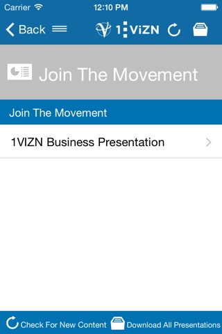 1VIZN Business App screenshot 3