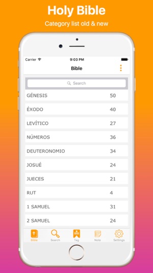 Spanish Bible and Easy Search Bible word Free(圖1)-速報App