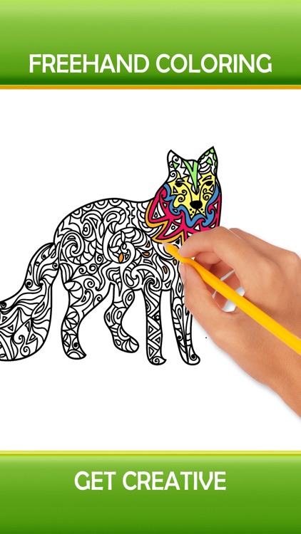 Animal Art Designs - Zen Therapy Adult Coloring Book