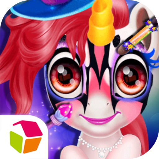 Pink Pony Jungle Painting - Pretty Princess Beauty Salon/Girls Makeover iOS App