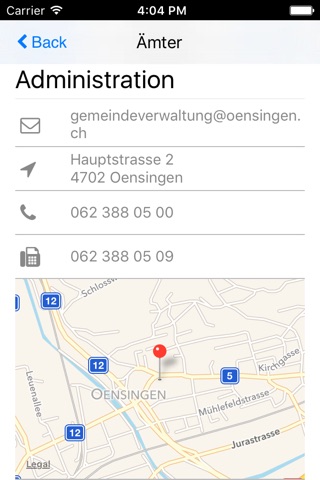 Oensingen screenshot 3