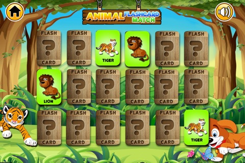 Animal Flashcard Match Puzzle Game For Toddlers screenshot 4