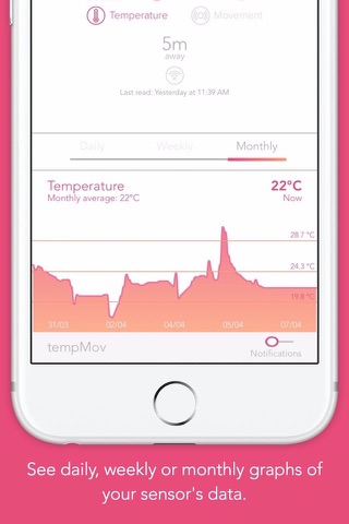 Clime - the micro sensor that automates your life. screenshot 2