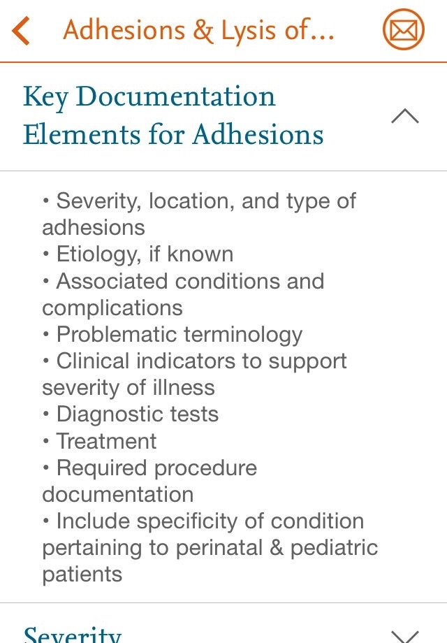 Elsevier CDI Reference screenshot 3