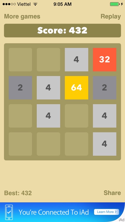 2048 tile logic game - join the numbers