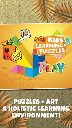 Kids Learning Puzzles: Safari Animal, K12 Tangram(圖1)-速報App