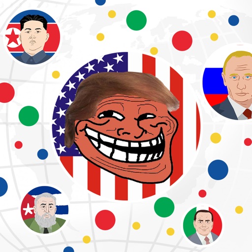 Trump Chase! -  Dot Empire & Tribes War in the epic brakes ( Slide agar game ) Icon