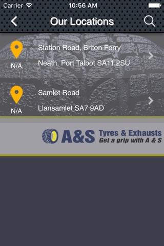 A&S Tyres screenshot 2