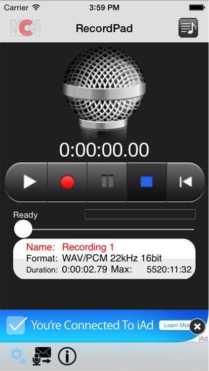 RecordPad Sound Recorder Plus screenshot-3