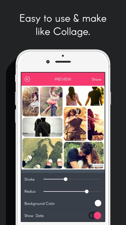 Collage Album : Capture a photo everyday and SHARE!