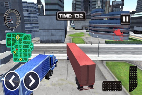 American Heavy Truck Park : City Parking Game screenshot 2