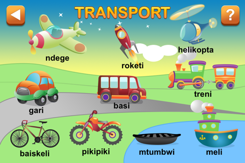 Kiddie Swahili First Words: Swahili For Children screenshot 3