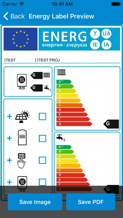 Ferroli Energy Label