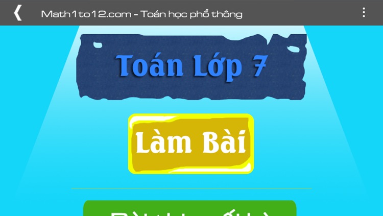 Toán lớp 7 (Toan lop 7)