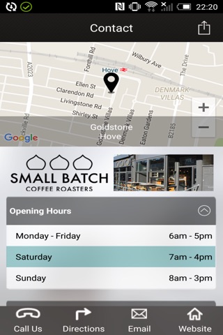 Small Batch Coffee Roasters screenshot 2