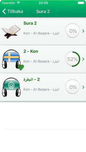 Quran Tajweed Audio mp3 in Swedish (Lite) - Koranen Tajwid p(圖2)-速報App