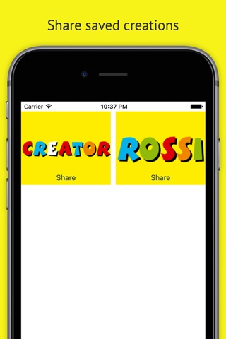Rossi Text Creator screenshot 2