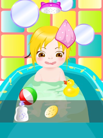 Happy Baby Bath Game HD - The hottest baby caring and bathing games for girls and girls! screenshot 2