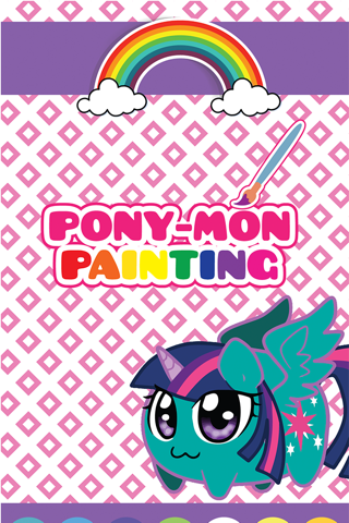 PONY MON Friendship Paniting Games for little Boys and Girls screenshot 2