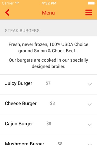 Juicy Burgers & More screenshot 3