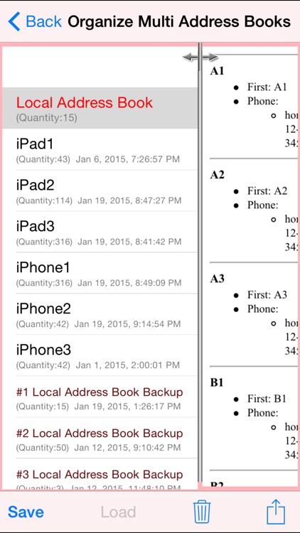 Comprehensive Multi Address Book Organizer+ screenshot-3