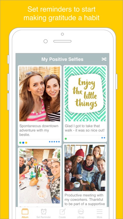 The Positive Selfie App