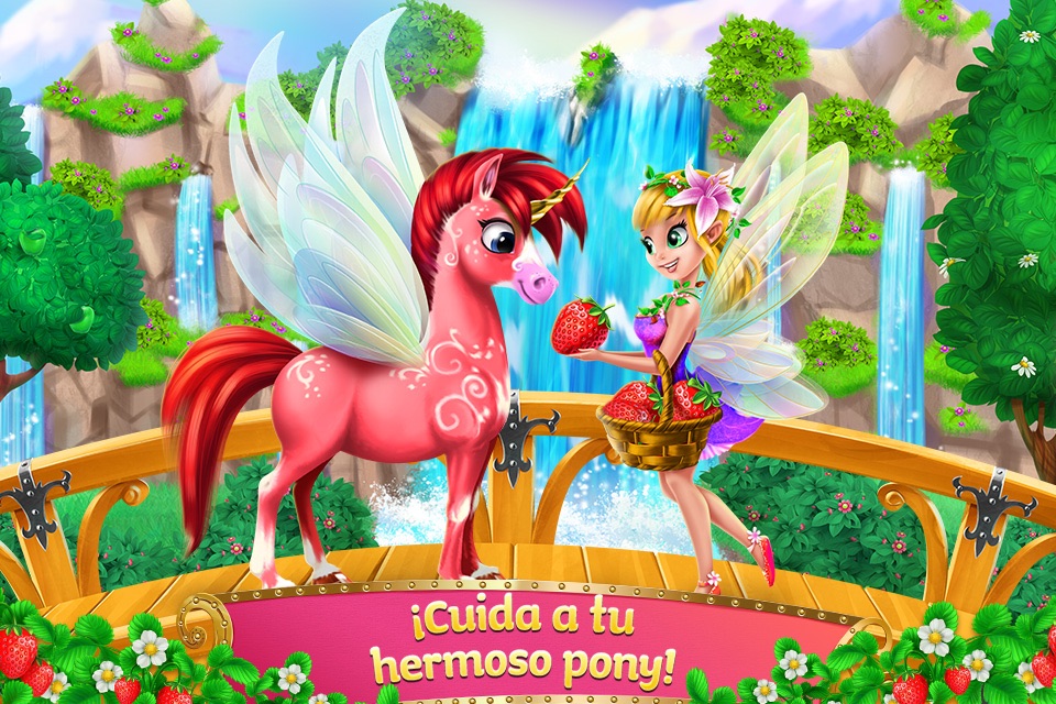 Princess Fairy Rush - Pony Rainbow Adventure screenshot 4