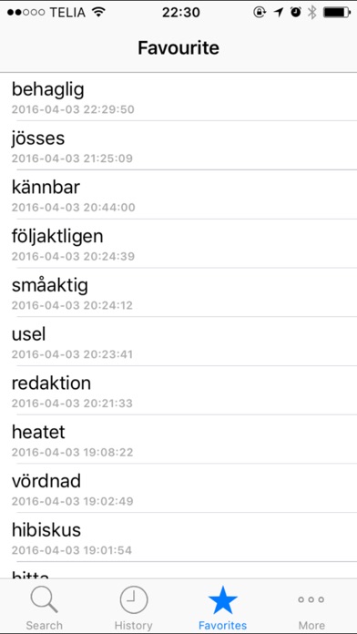 Dict.SE Swedish - Eng... screenshot1