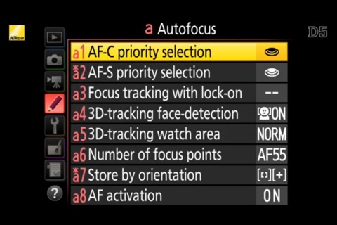 Nikon D5 Advanced Overview screenshot 2
